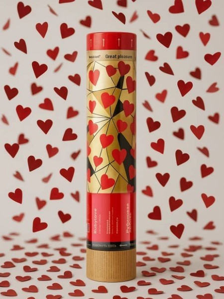 Изображение товара Пневмохлопушка ILikeGift Рубиновая любовь / CM001