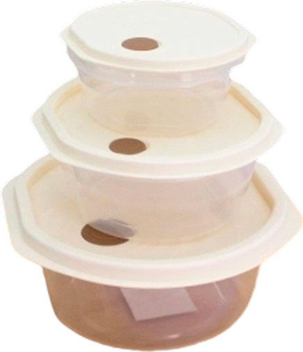 Изображение товара Набор контейнеров ILikeGift Smile time round / 6891-3 (3шт)