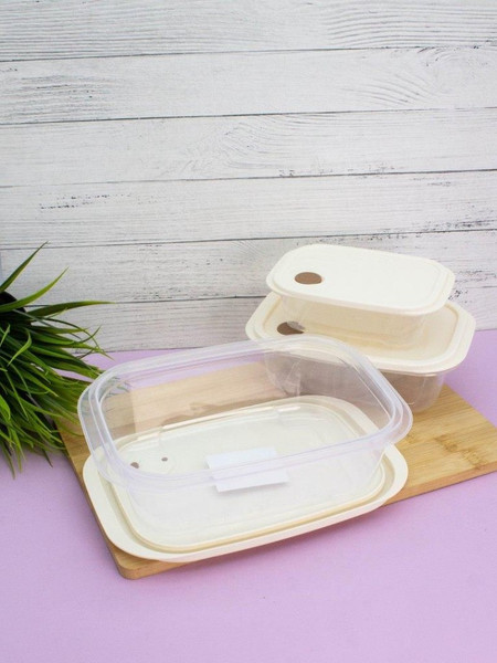 Изображение товара Набор контейнеров ILikeGift Smile time / 6898-3 (3шт)