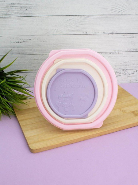 Изображение товара Набор контейнеров ILikeGift Color life round / 6931-3 (3шт)