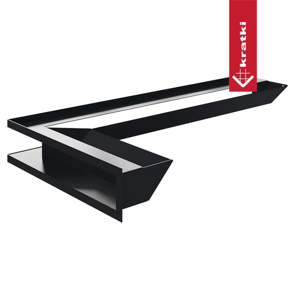 Изображение товара Решетка вентиляционная для камина Kratki Luft Nl G 800x400x90 (графит)