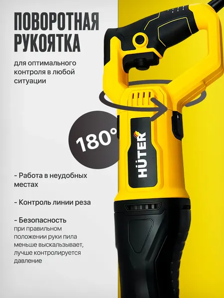 Изображение товара Сабельная пила Huter ПС-2513 (900/72/25/8)