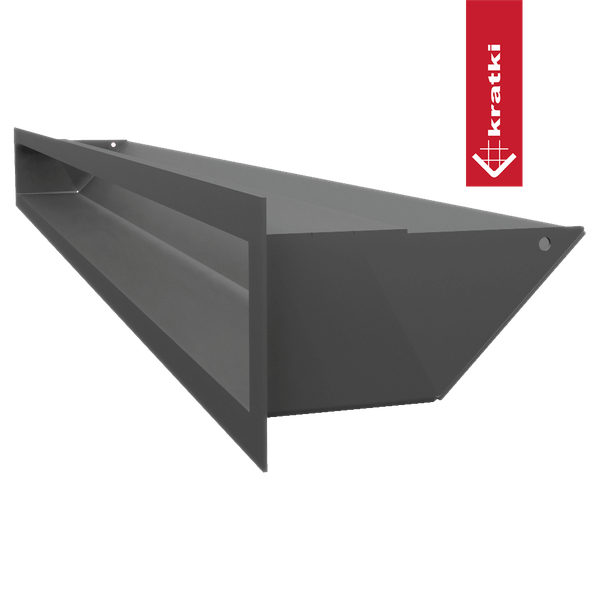 Изображение товара Решетка вентиляционная для камина Kratki Luft G 9x100 (графит)