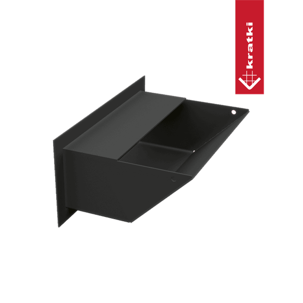 Изображение товара Решетка вентиляционная для камина Kratki Luft C 9x20 (черный)