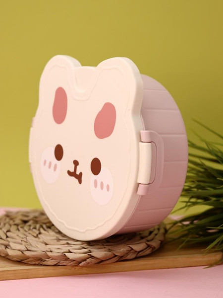Изображение товара Ланч-бокс ILikeGift Round rabbit / 6815-02 (розовый)