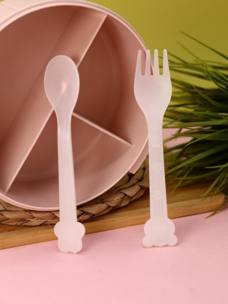 Изображение товара Ланч-бокс ILikeGift Round rabbit / 6815-02 (розовый)
