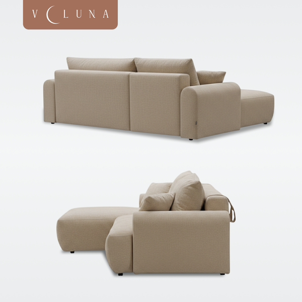 Изображение товара Диван угловой VELUNA Кьянти левый (Beauty Beige)