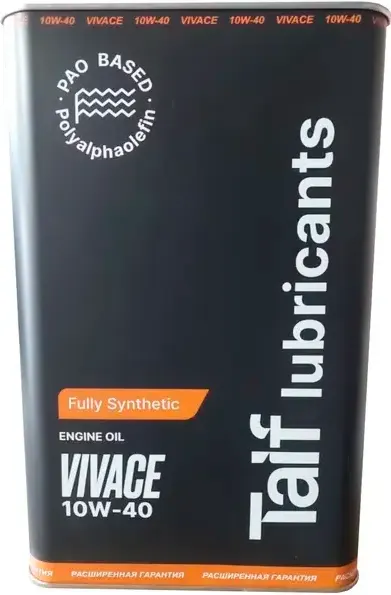 Изображение товара Моторное масло Taif Vivace 10W40 SN/CF A3/B4 / 211165 (4л)