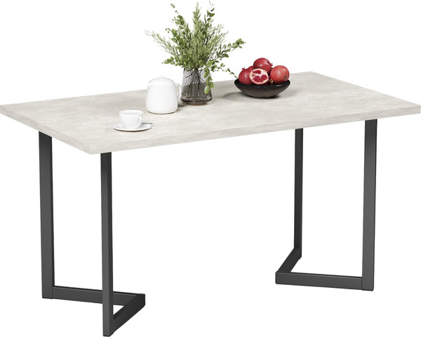 Изображение товара Обеденный стол Mio Tesoro Miata 120x66  (шелковый камень/черный)