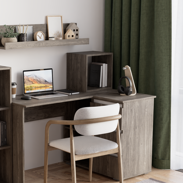 Изображение товара Полка-ячейка Кортекс-мебель Дельта-1 36x36 (орех элия)