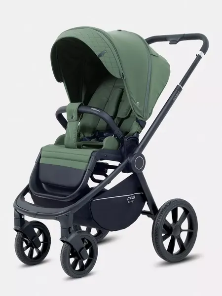 Изображение товара Детская универсальная коляска MOWbaby Zoom Pu 2в1 / RA086 (Olive)