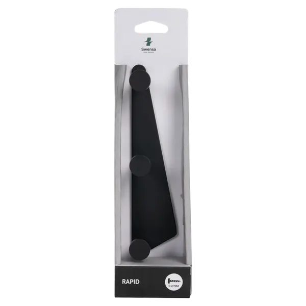 Изображение товара Планка для крючков SWENSA Rapid SWR-9000-10 (черный)