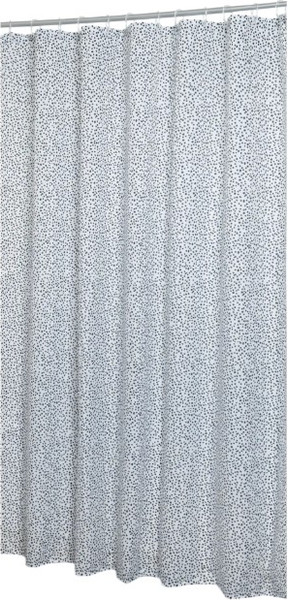 Изображение товара Шторка-занавеска для ванны SWENSA Drops SWC-95-27 (белый/черный)