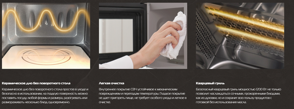 Изображение товара Микроволновая печь Hiberg i-VM 4588 W