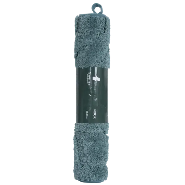 Изображение товара Коврик для ванной SWENSA Noor Celadon 2 50x80см / SWM-4002-TQ-B (бирюзовый)