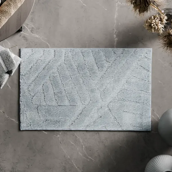 Изображение товара Коврик для ванной SWENSA Noor Sage 4 50x80см / SWM-4002-SG-B (серо-зеленый)