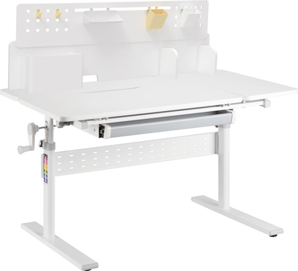 Изображение товара Парта Растущая мебель Smart 100 Plus стол E603, полка Wooden Space mini, накладка E511