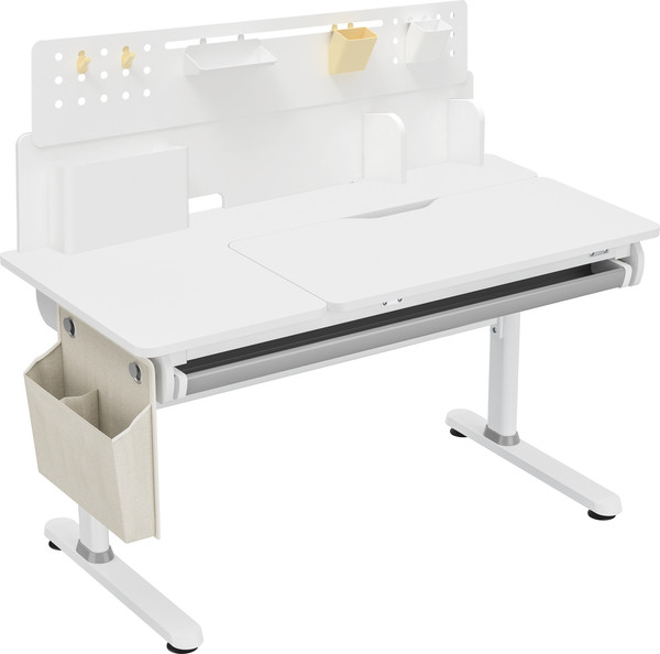 Изображение товара Парта Растущая мебель Smart 120 Plus: стол E902, полка Wooden Space, накладка E511