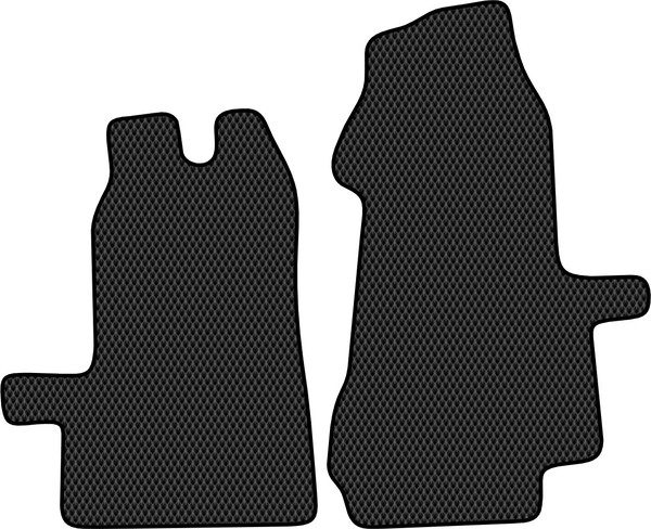 Изображение товара Комплект ковриков для авто Alicosta 2255_2 для Ford Transit VI грузовик 2006-2014 (EVA ромб, черный)