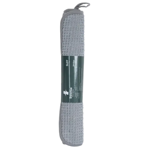 Изображение товара Коврик для туалета SWENSA Slot Granit 3 50x50см / SWM-4013-GRY-T (серый)