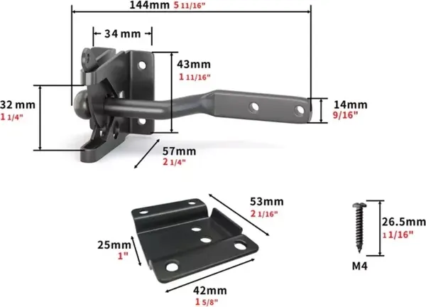Изображение товара Щеколда Прогейт JL1801