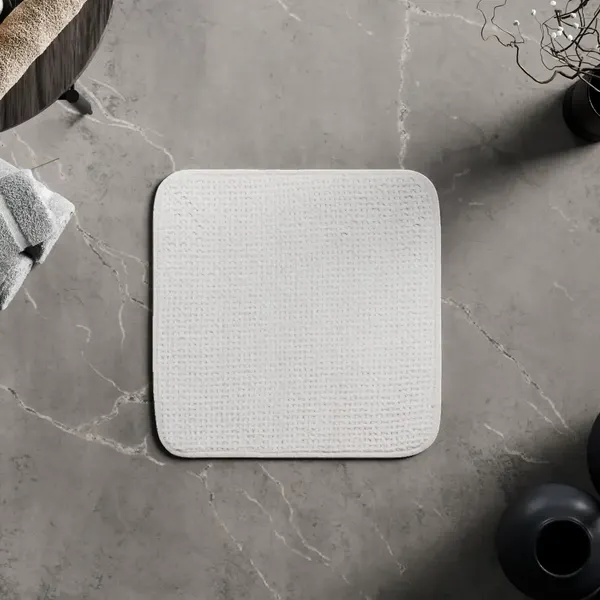 Изображение товара Коврик для туалета SWENSA Slot Moon 6 50x50см / SWM-4013-BG-T (светло-бежевый)