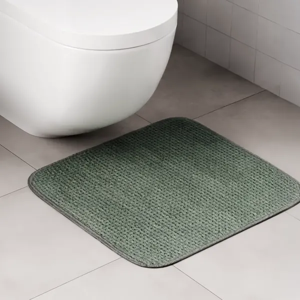 Изображение товара Коврик для туалета SWENSA Slot 50x50см / SWM-4013-GRN-T (зеленый)