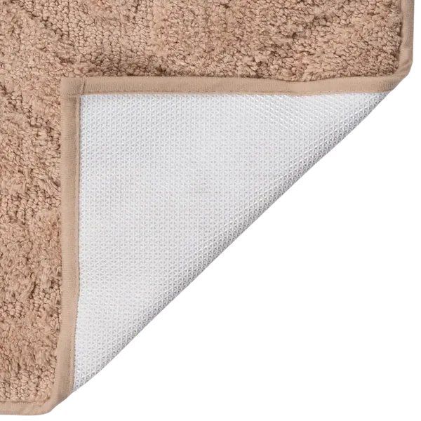 Изображение товара Коврик для туалета SWENSA Noor 50x50см / SWM-4002-BG-T (бежевый)
