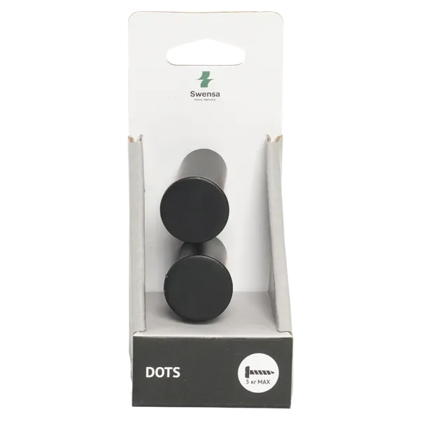 Изображение товара Набор крючков SWENSA Dots SWR-7268-01 (2шт, черный)