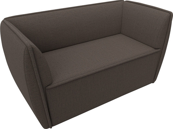 Изображение товара Диван Лига Диванов Бергамо 2-х местный / 123704 (рогожка амур коричневый)