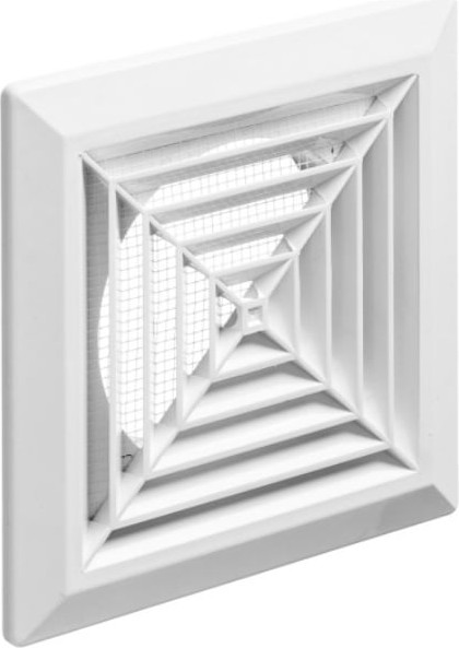 Изображение товара Решетка вентиляционная Viento 200/150ВФ с фланцем (белый)