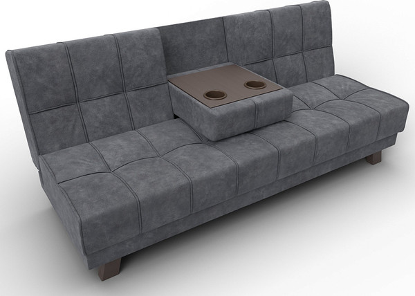 Изображение товара Диван Лига Диванов Винсент / 126441 (велюр Brut 16 темно-серый)