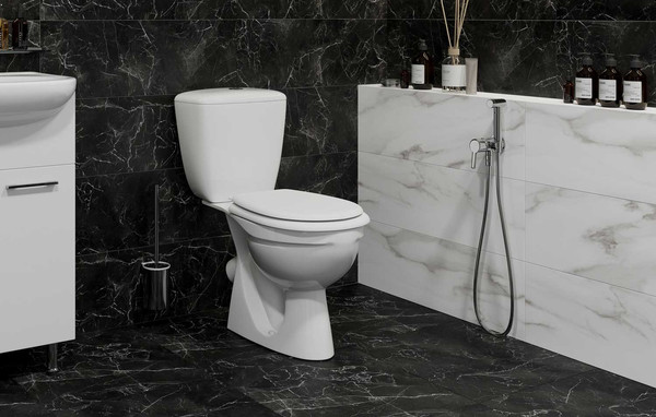 Изображение товара Унитаз напольный Керамин Фест МС Инкоэр-Б1 (белый, с мягким сиденьем)