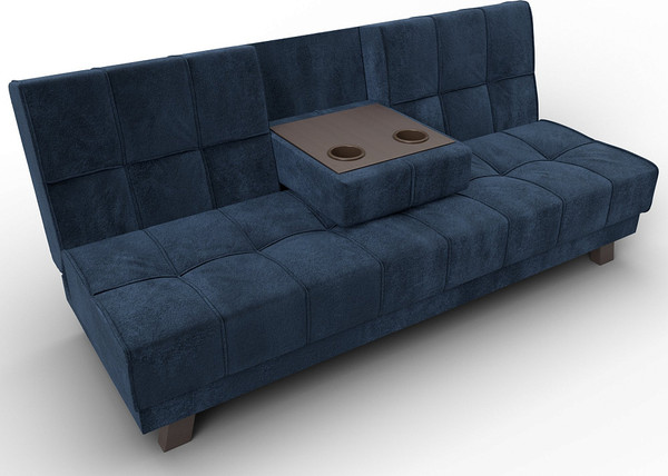 Изображение товара Диван Лига Диванов Винсент / 126452 (велюр Tower 13 синий)