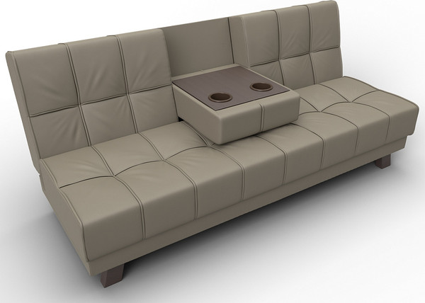 Изображение товара Диван Лига Диванов Винсент / 126445 (экокожа Grifon 04 бежевый)