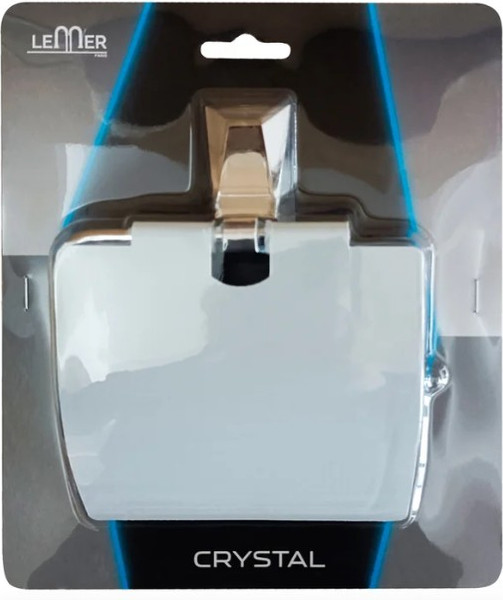 Изображение товара Держатель для туалетной бумаги LEMER Crystal с крышкой LEM-CRYSTAL043