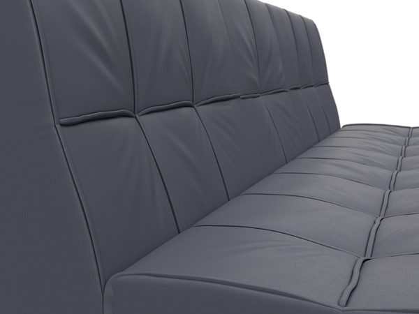 Изображение товара Диван Лига Диванов Винсент / 126449 (экокожа Grifon 15 серый)