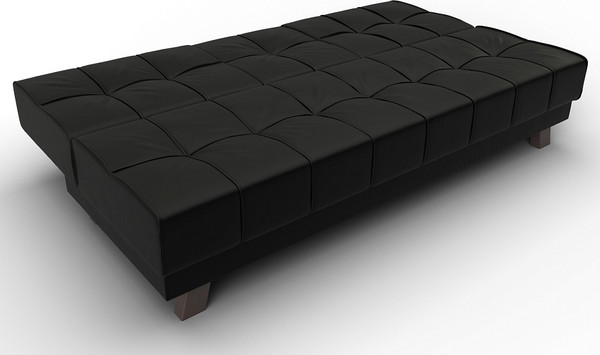 Изображение товара Диван Лига Диванов Винсент / 126448 (экокожа Grifon 18 черный)