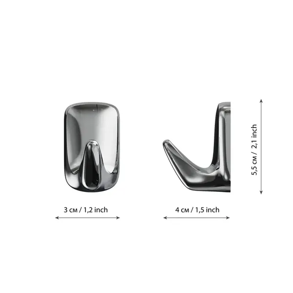 Изображение товара Крючок для ванной LEMER Elegia одинарный LEM-EL028