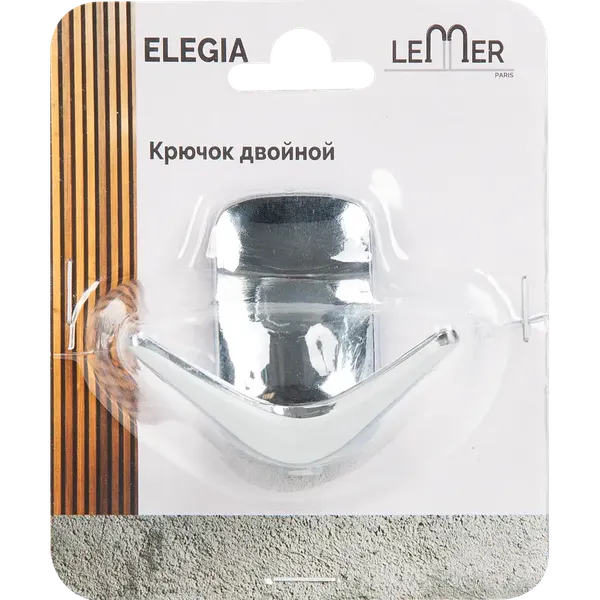 Изображение товара Крючок для ванной LEMER Elegia двойной LEM-EL053