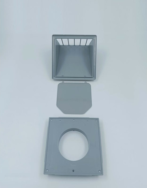 Изображение товара Колпак вентиляционный Viento 100ВСП с обратным клапаном (серый)