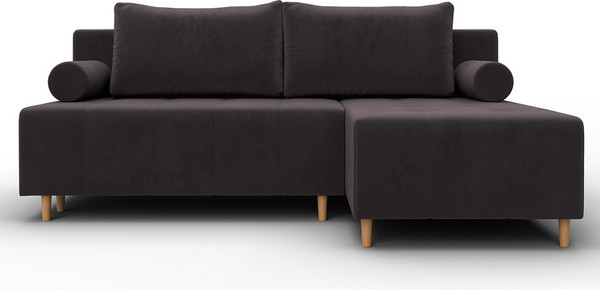 Изображение товара Диван угловой Лига Диванов Лига-102 универсальный / 134793 (велюр Seven 727 коричневый)