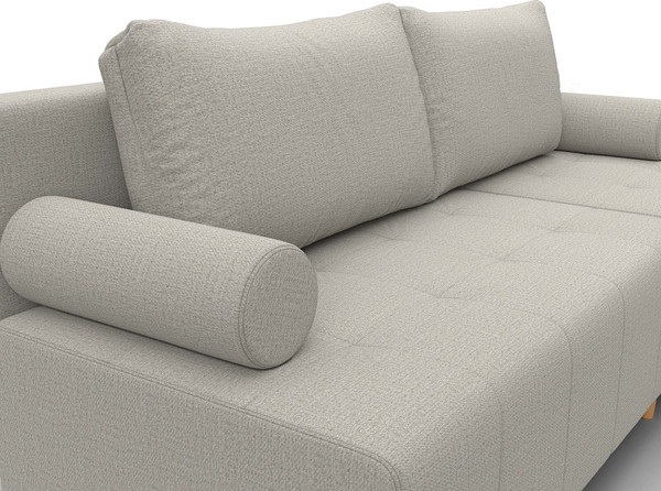 Изображение товара Диван угловой Лига Диванов Лига-102 универсальный / 134795 (рогожка амур 02 бежевый)