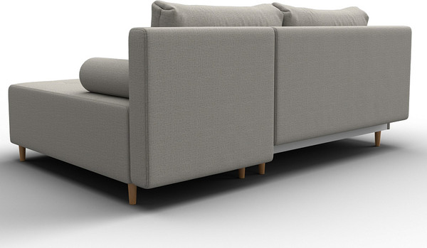 Изображение товара Диван угловой Лига Диванов Лига-102 универсальный / 134795 (рогожка амур 02 бежевый)