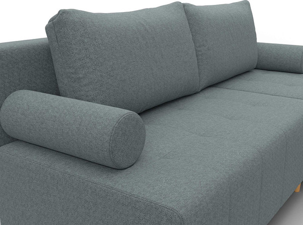 Изображение товара Диван угловой Лига Диванов Лига-102 универсальный / 134797 (рогожка амур 07 серый)