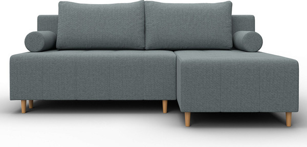 Изображение товара Диван угловой Лига Диванов Лига-102 универсальный / 134797 (рогожка амур 07 серый)