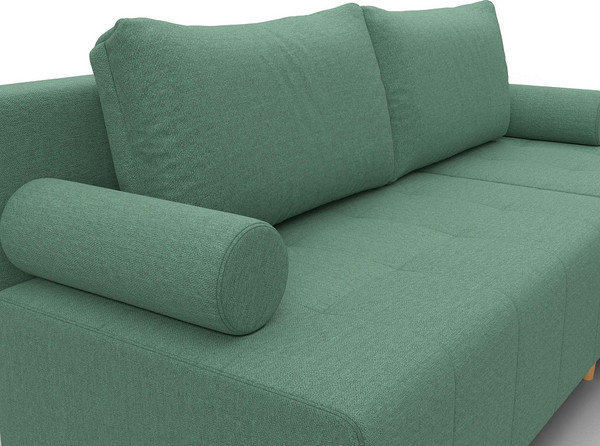 Изображение товара Диван угловой Лига Диванов Лига-102 универсальный / 134799 (рогожка амур 11 зеленый)