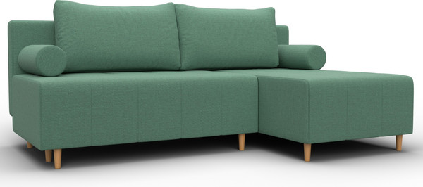 Изображение товара Диван угловой Лига Диванов Лига-102 универсальный / 134799 (рогожка амур 11 зеленый)