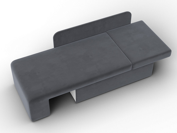 Изображение товара Тахта Лига Диванов Лига-097 / 134766 (велюр Seven 17 серый)