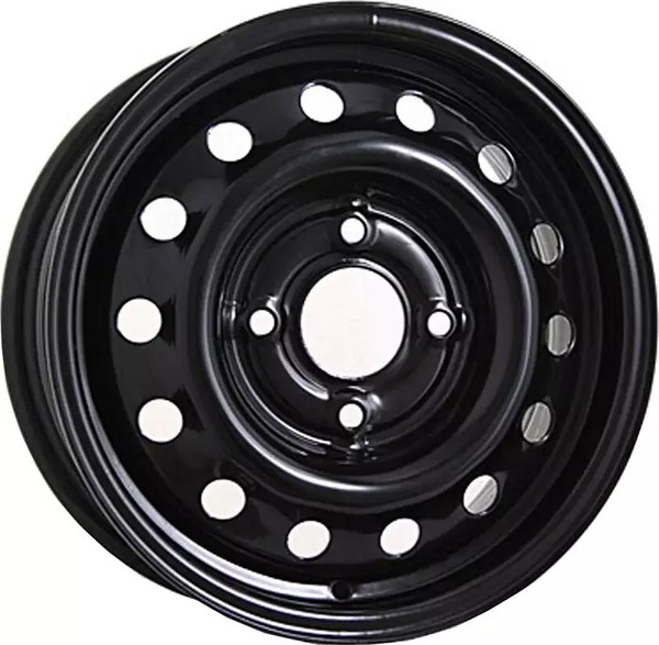 Изображение товара Штампованный диск Eurodisk 75J38H 16x6.5" 5x114.3мм DIA 67.1мм ET 38мм Black
